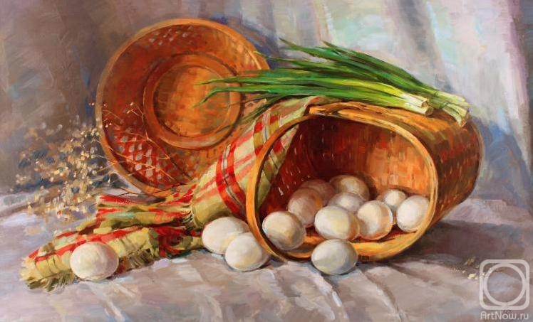 Rybina-Egorova Alena. Still life with eggs