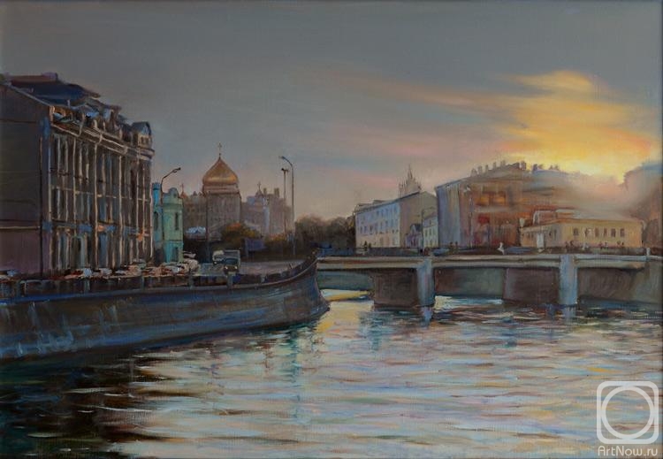 Nikulin Ilya. Moscow sunset