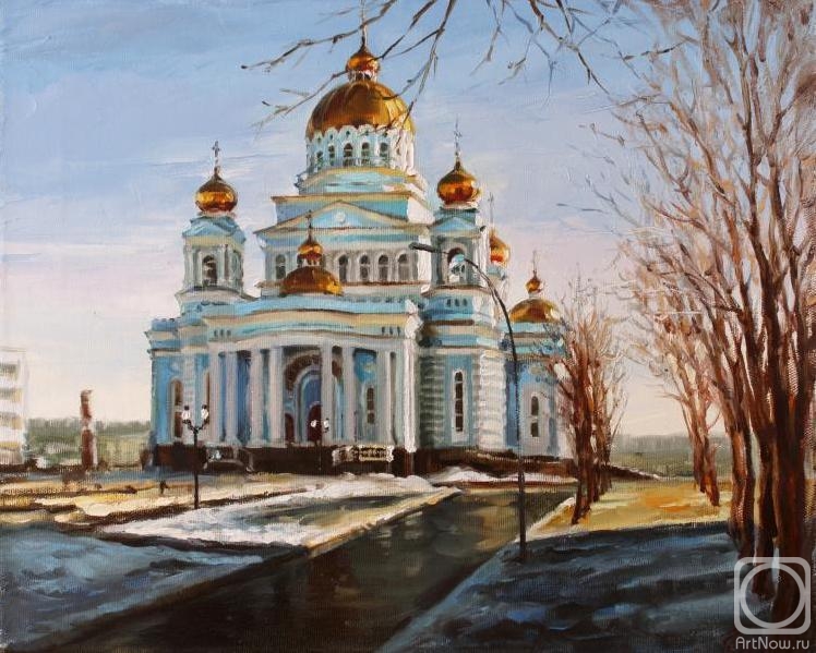 Rybina-Egorova Alena. Last snow (Ushakov cathedral)