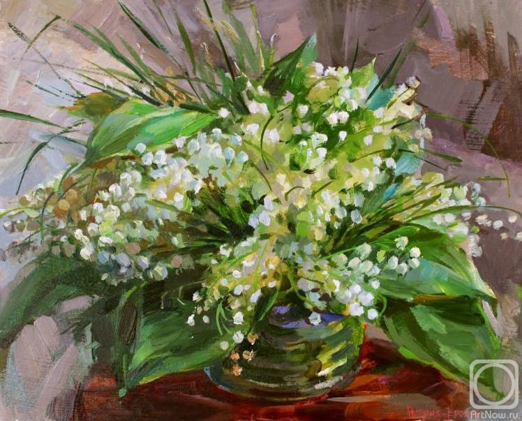 Rybina-Egorova Alena. Bouquet of lilies of the valley