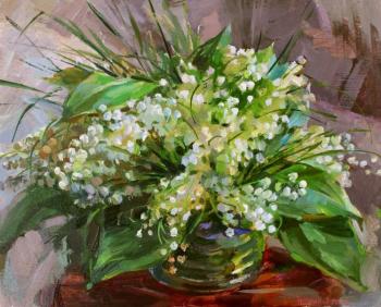 Bouquet of lilies of the valley. Rybina-Egorova Alena