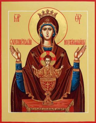Icon of the Mother of God "The Inexhaustible Cup"