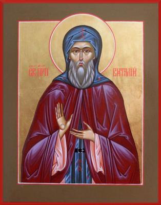 Icon of the Holy Monk Vitali. Rybina-Egorova Alena