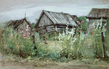 Mallow and sheds (Barn Grass). Rybina-Egorova Alena
