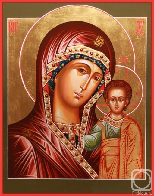 Rybina-Egorova Alena. The icon of the Kazan mother of God