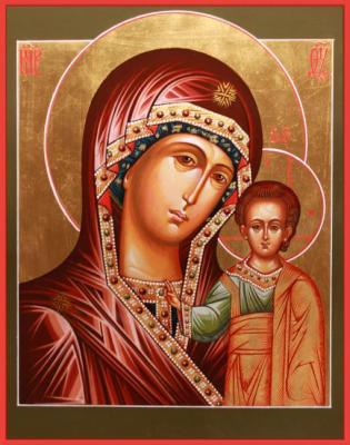 The icon of the Kazan mother of God. Rybina-Egorova Alena
