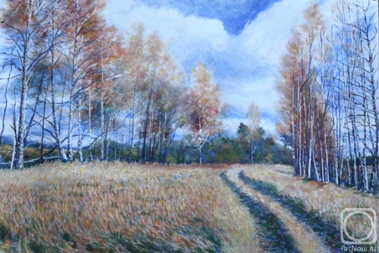 Filiykov Alexander. Autumn. Surroundings of the village of Plotavtseva. Vladimir Oblast