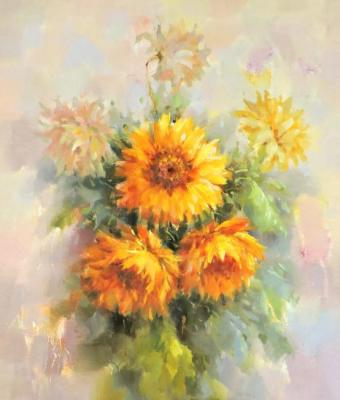  (A Bouquet Of Garden Sunflowers).  