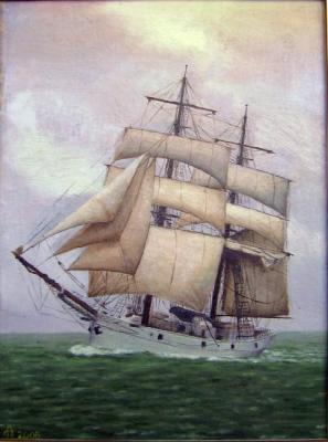Sailing-vessel. Surakin Alexandr