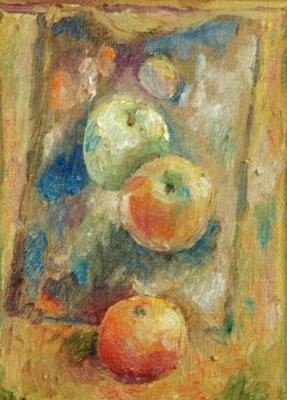 Still life with palette