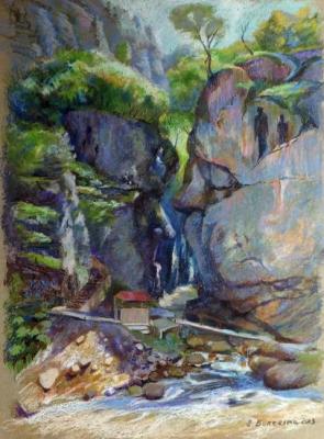 The spirits of the mountains. Series "Life of a stone" (River Image). Berezina Elena