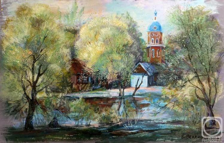 Berezina Elena. Spring on the river Trubezh. Series "Pereslavl-Zalesskiy"