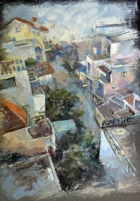 Top view. Series "Trip to Vietnam" (The Old Quarter). Berezina Elena