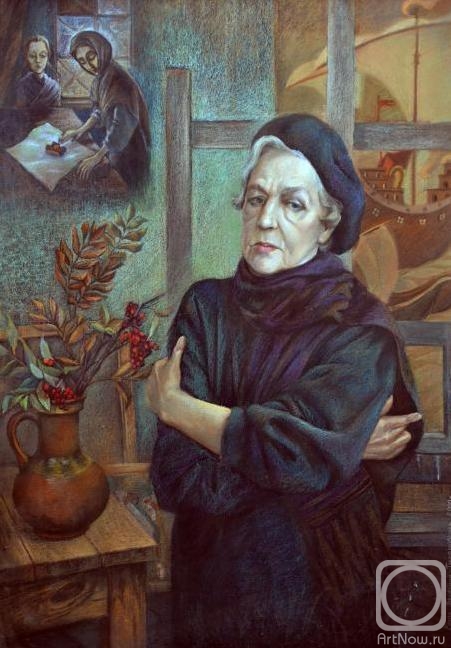 Berezina Elena. Portrait of the artist Margarita Kasianova