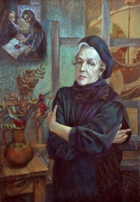 Portrait of the artist Margarita Kasianova. Berezina Elena