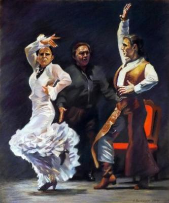 Cante flamenko (Dancer Flamenco). Berezina Elena