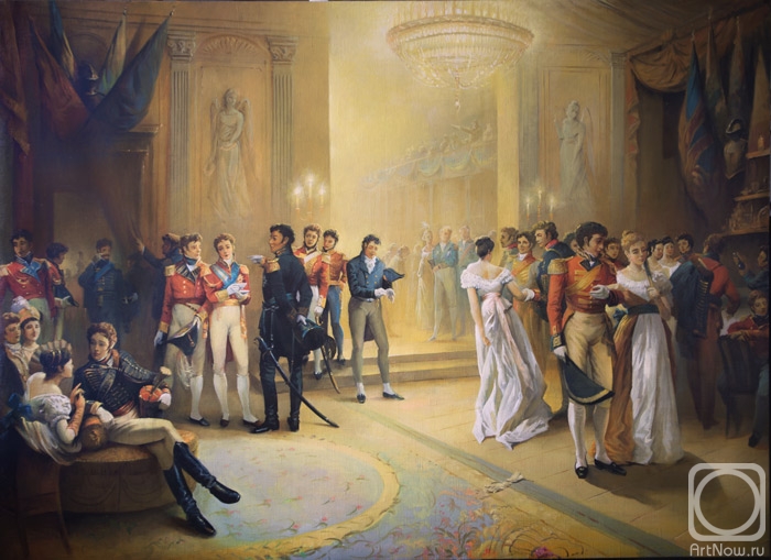 ������� ������ �� ������. ��������� �����. The Duchess Of Richmond S Ball By Robert Hillingford