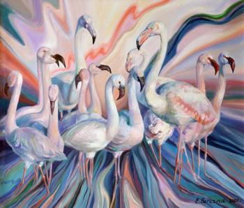 Flamingos. Berezina Elena