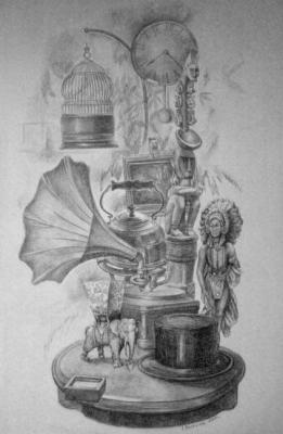 Flea market (sheet 2). Berezina Elena