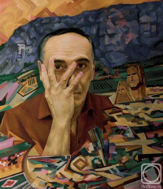 Avanesov Vladislav. Cutting off the excess. Artist's Gaze (Portrait of the Artist Sergey Sarumyan)
