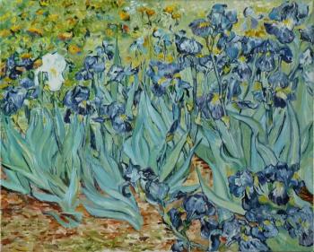 Vincent van Gogh Irises 1889.  