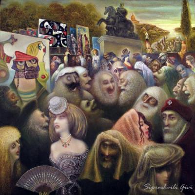Reaction from the past to modern art. Siproshvili Givi