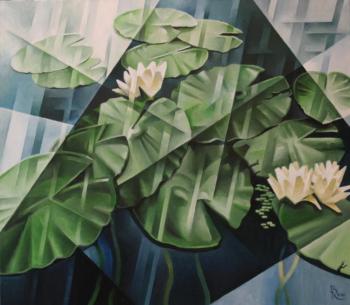 Water Lilies. Cubo-futurism. Krotkov Vassily