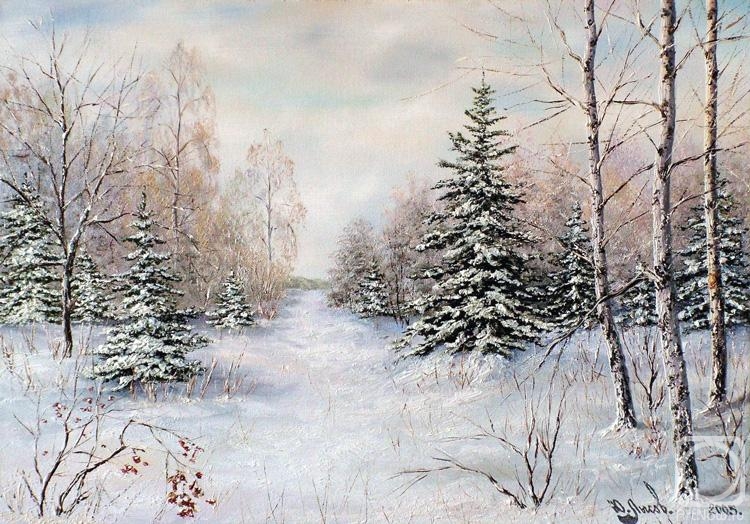 Lysov Yuriy. Winter wood