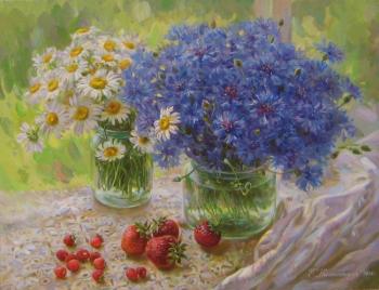 Corn-flowers and camomiles