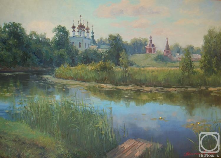Plotnikov Alexander. Water lilies on Kamenka