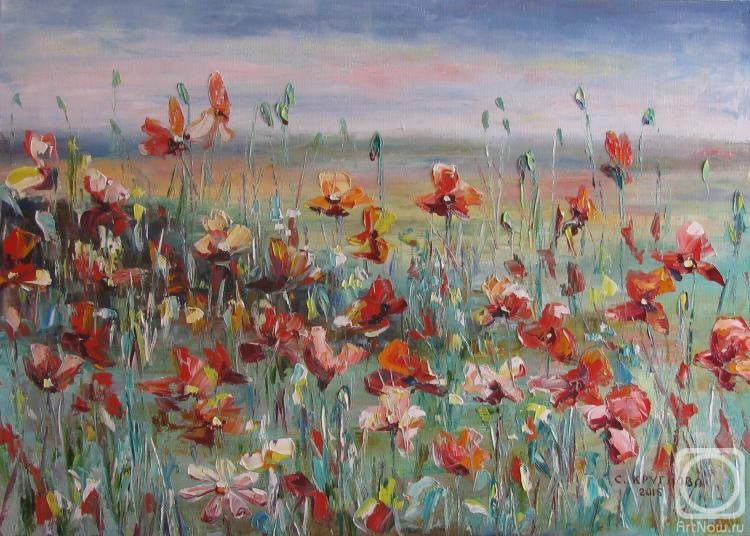 Kruglova Svetlana. Fields of poppies