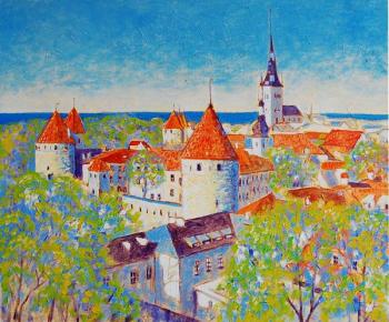 Towers of old Tallinn. Tululay Alexey