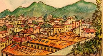 The city of Livorno in Italy. Kazmina Olga