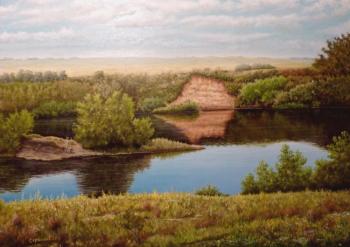 Prairie river. Stroynov Vitaly