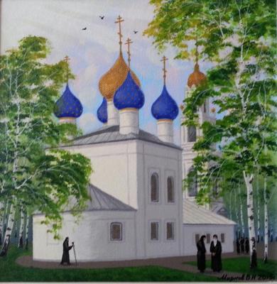 Blue domes. Markoff Vladimir