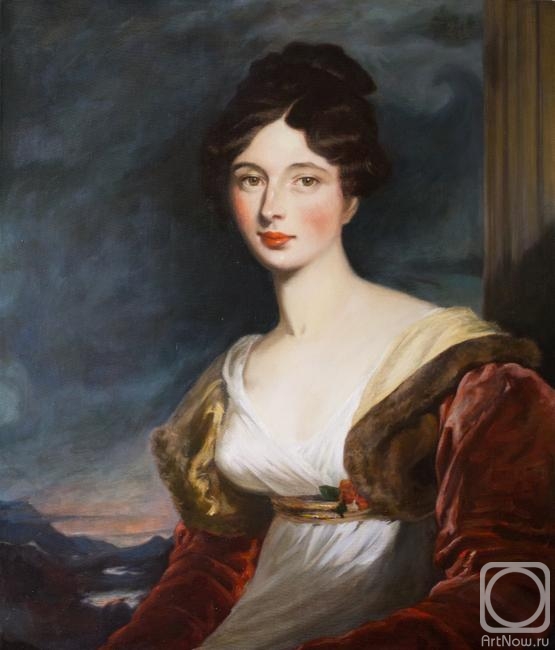 Maslova Julea. Mrs. James Fraser (copy from a painting by Thomas Lawrence)