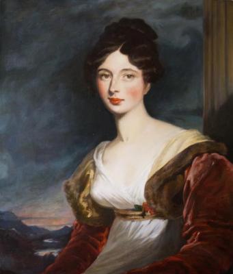 Mrs. James Fraser (copy from a painting by Thomas Lawrence)