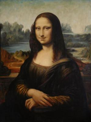 Portrait of Mrs. Lisa del Giocondo (copy of a painting by Leonardo da Vinci)