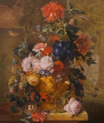 Flowers (copy from a painting by Jan van Huysum)