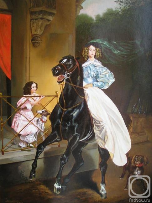 Yurov Viktor. Horsewoman (copy)