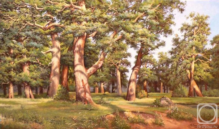 Yurov Viktor. An oak grove