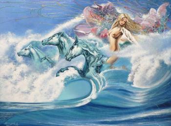 The Woman on a wave. Yurov Viktor