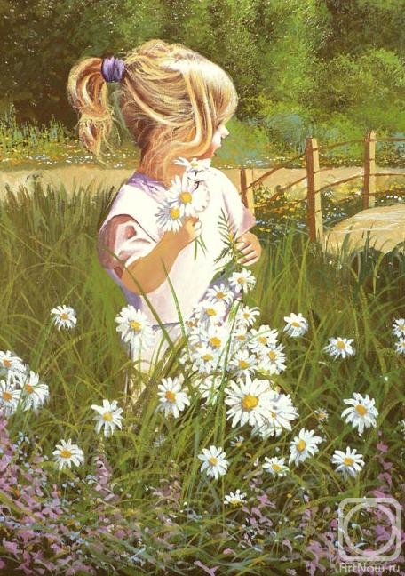 Yurov Viktor. The Girl with flowers (copy)