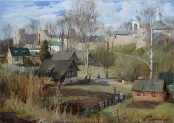 Izborsk weekdays. Spring (Village Peasants). Galimov Azat