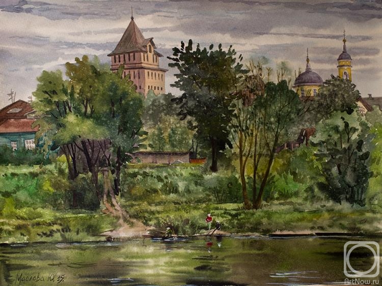 Maslova Julea. View of Kolomna beyond the Moskva River