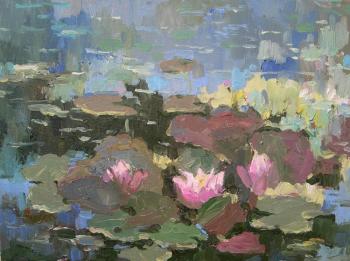 Lilies in the evening