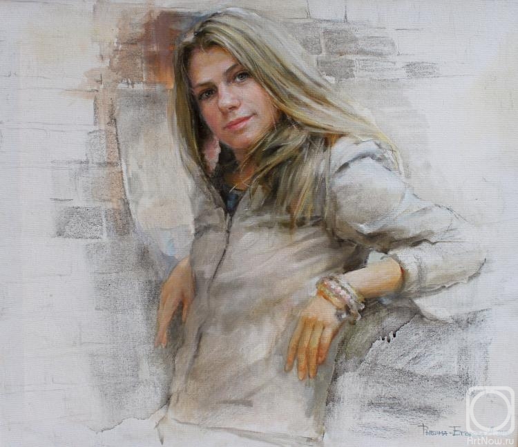 Rybina-Egorova Alena. Portrait of daughter