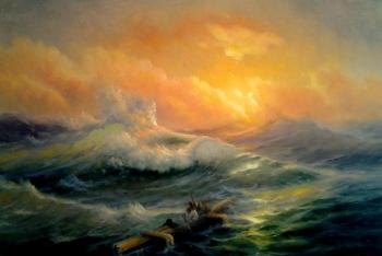 The Ninth Wave (copy Aivazovsky)