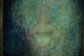 The lady with the veil fragment 1. Suar Armen