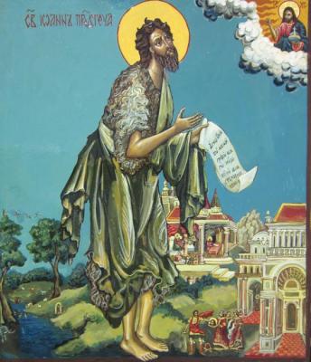 Icon of John the Baptist. Kruppa Natalia